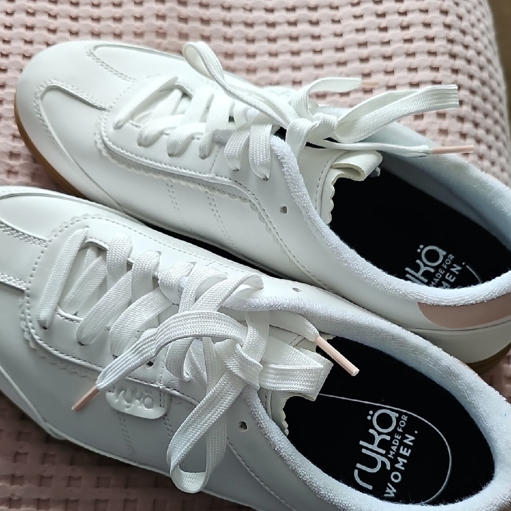 Ryka Women's White Gumsole Sneakers - Picture 6 of 8